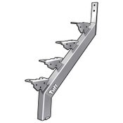 Stringer 4 Tread 3mm HDG Inground Pair